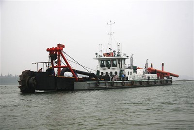 자갈 용 버킷 체인 준설선